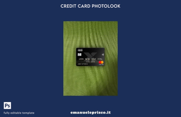stile verificato Modello frontale photolook mastercard della banca Halifax del R